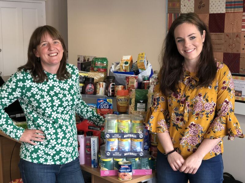 Kate Forbes MSP and Maree Todd MSP are overwhelmed by the public's response to their campaign in support of Dingwall's food bank.