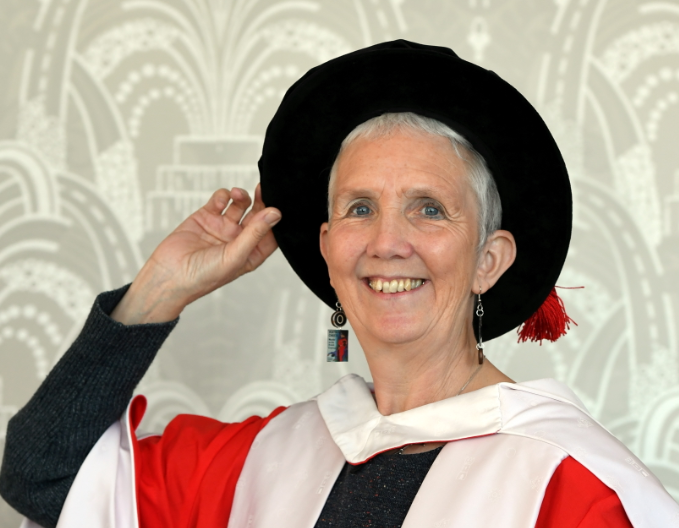 Ann Cleeves was made a Doctor of Letters at a special RGU graduation ceremony