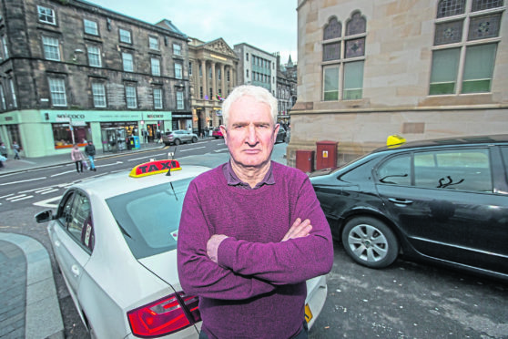 Duncan Fraser of the Inverness Taxi Alliance.