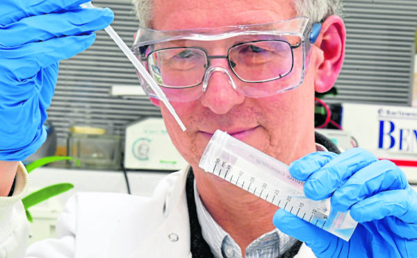 Professor Peter McCaffery at the Institute of Medical Sciences.