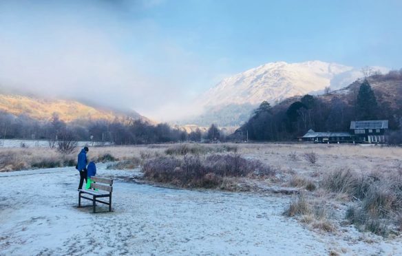 Winter at Glenfinnan.