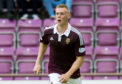 Kevin McHattie in action for Hearts