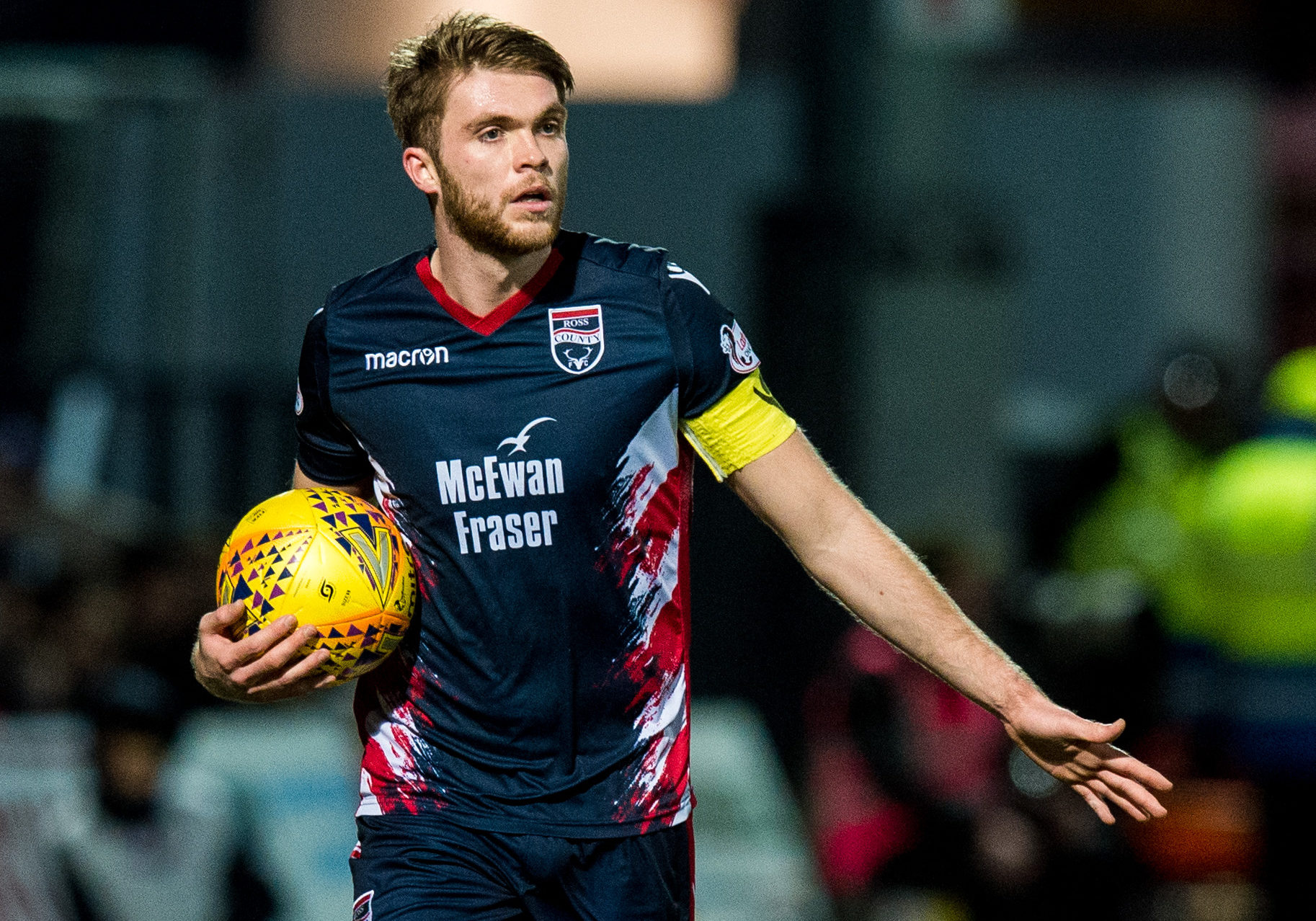 Marcus Fraser in action for Ross County.