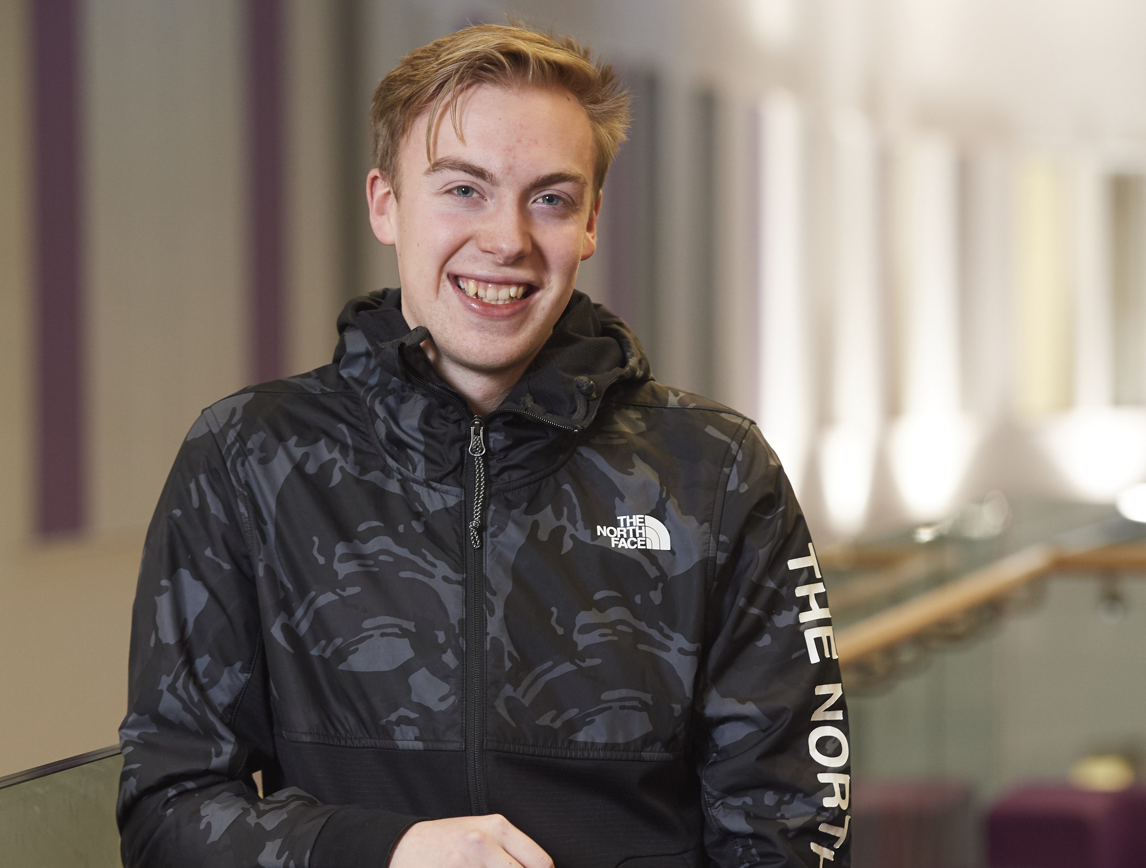 Fraser Polworth has swapped studying business for childcare at Inverness College UHI