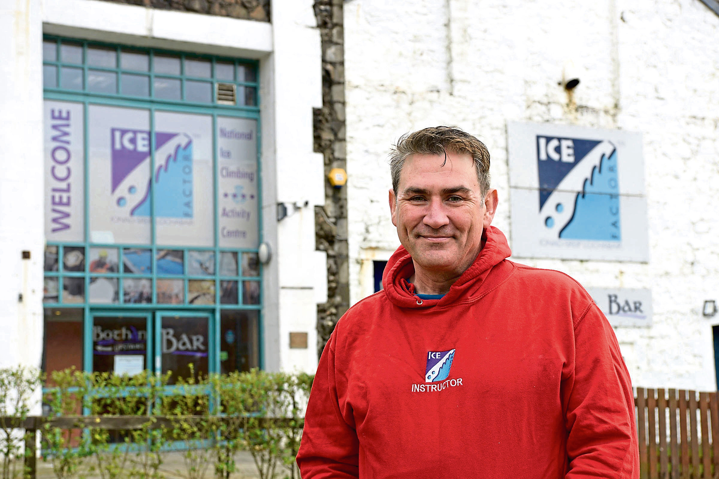 ICE FACTOR 3/2/16 Jamie Smith outside the soon-to-re-open, Ice Factor. PICTURE IAIN FERGUSON, THE WRITE IMAGE