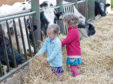 Children attending an Open Farm Sunday event.