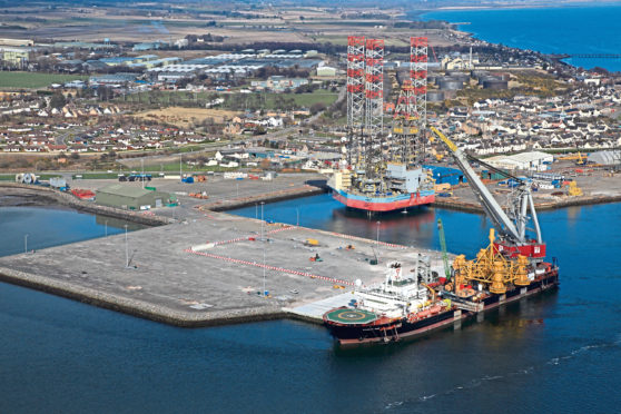 Seaway Heavy Liftings crane vessel, the Stanislav Yudin, to the Port of Cromarty Firth marks the start of the Beatrice Offshore Windfarm Project