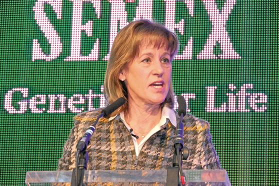 NFU president Minette Batters at the Semex Conference 2019