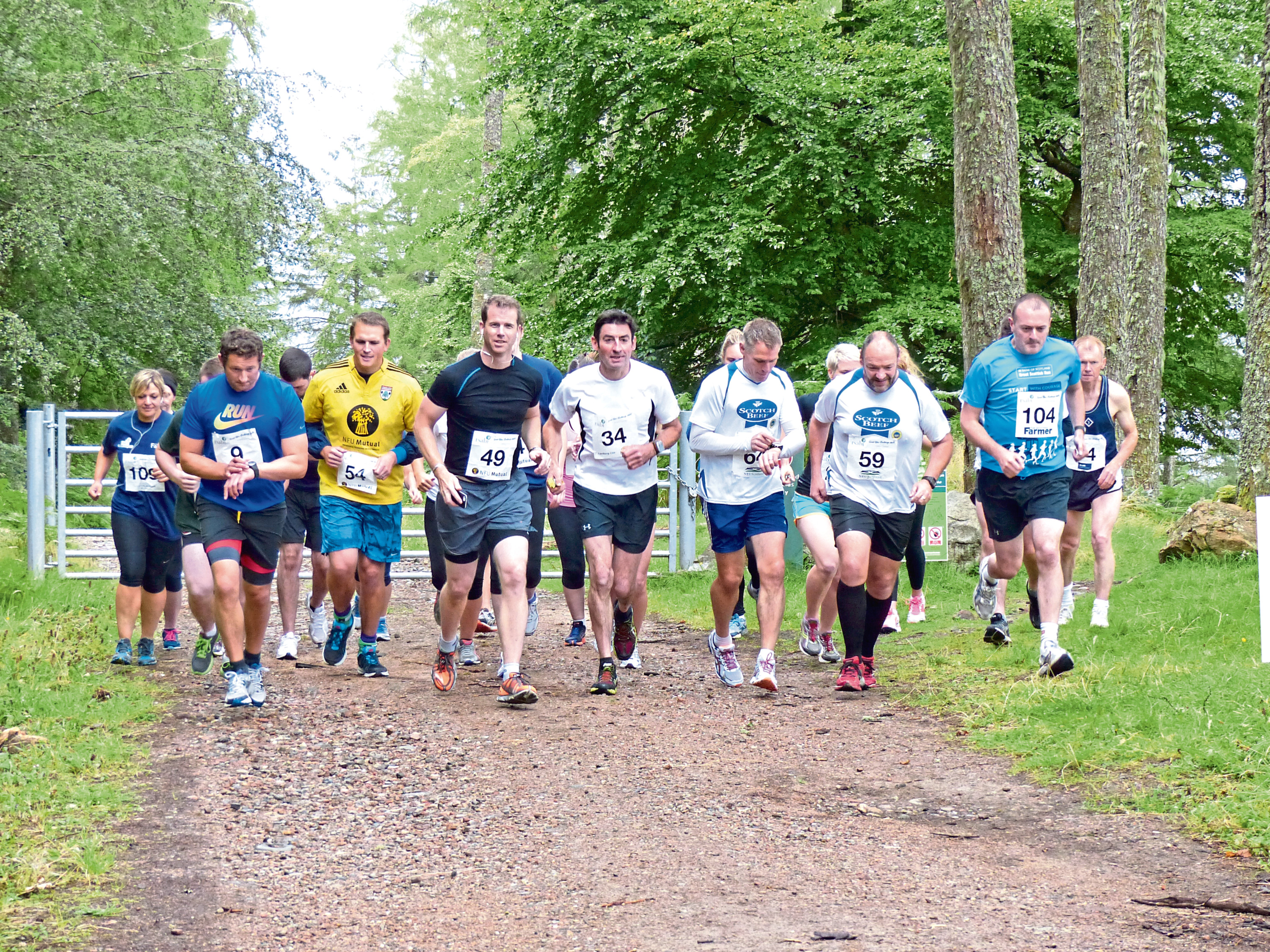Funds are raised in various ways, including from the Great Glen Challenge.