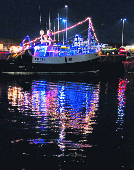 The fishing vessel Endurance FR111 is pictured, bathed in the light at Fraserburgh Harbour. Picture captured by Graham Taylor, Fraserburgh.