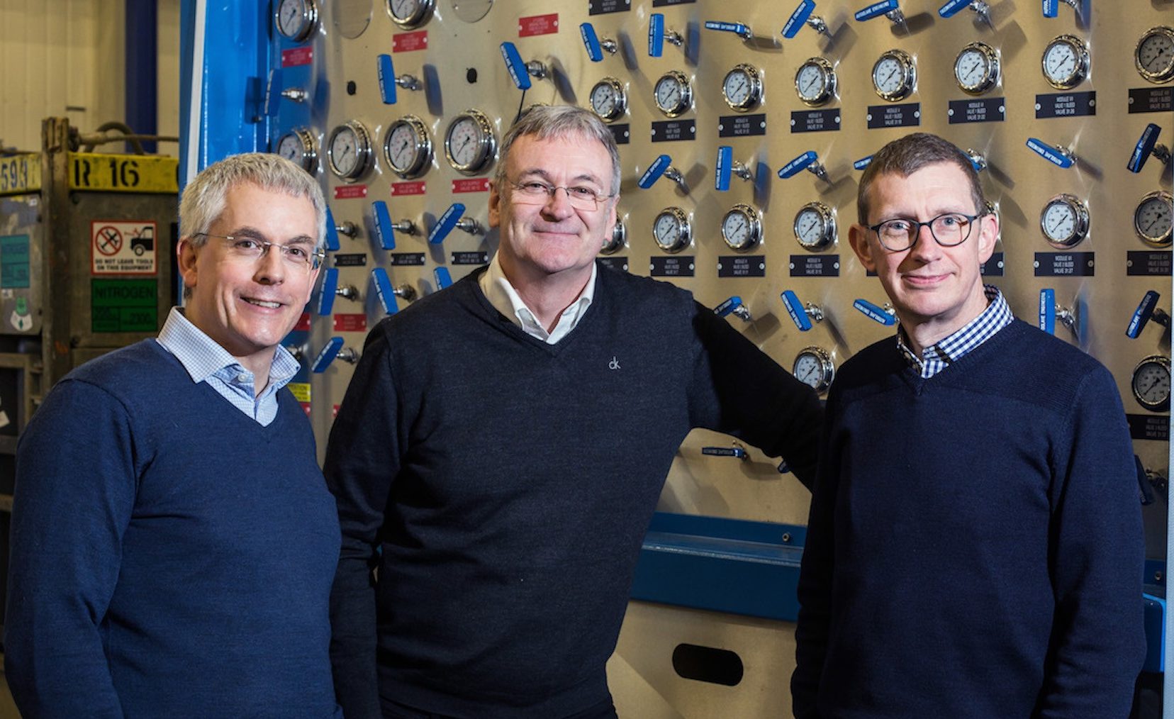 BGF invests £10m in Frontrow Energy Technology Group from left to right: Mike Sibson (BGF), Graeme Coutts (FrontRow Chairman), Stuart Ferguson (FrontRow CEO).