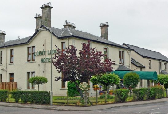 Lovat Lodge Hotel was being used by Arthritis Care for people with mobility disabilities.