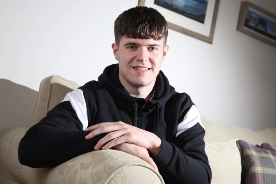 Clach's Colin MacRae, who recently underwent an operation to donate bone marrow.