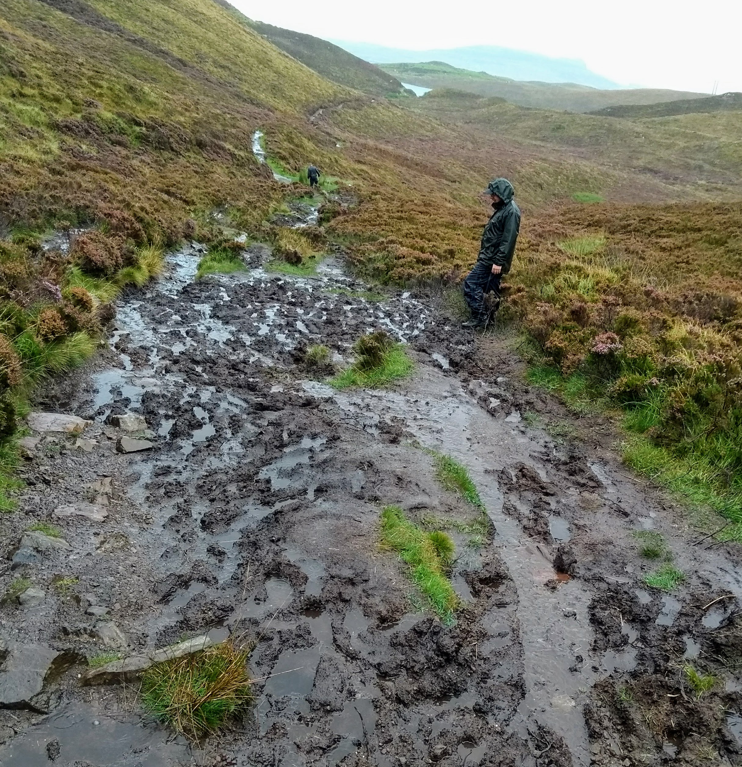 Current condition of Flodigarry path on Skye.