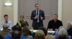 Moray MP Douglas Ross chaired the meeting alongside representatives from the council, police and fire service.