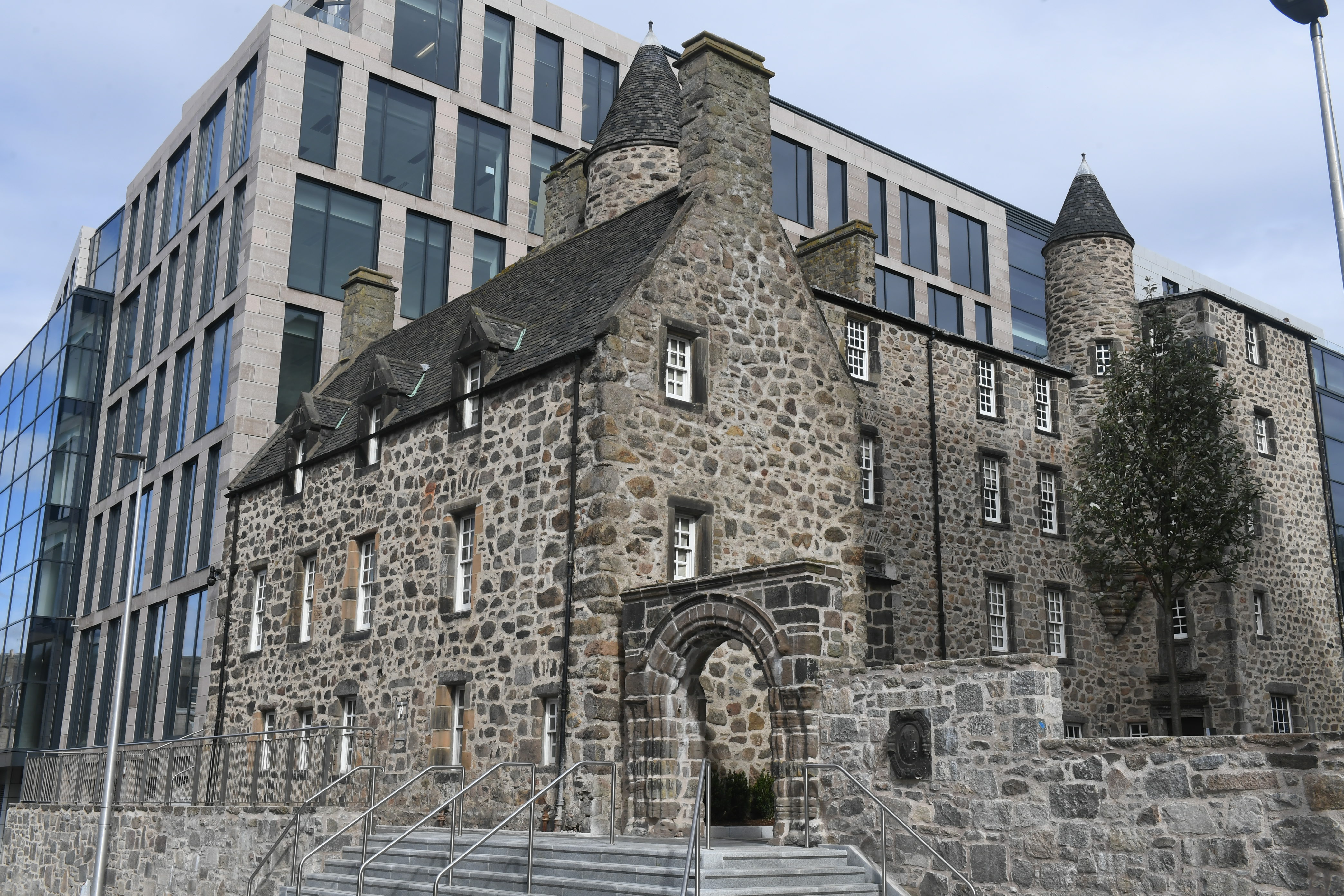 Provost Skene House in the shadow of Marischal Square