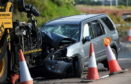 Crash on the Old Aberdeen Road, Balmedie.
02/07/18
Picture by HEATHER FOWLIE