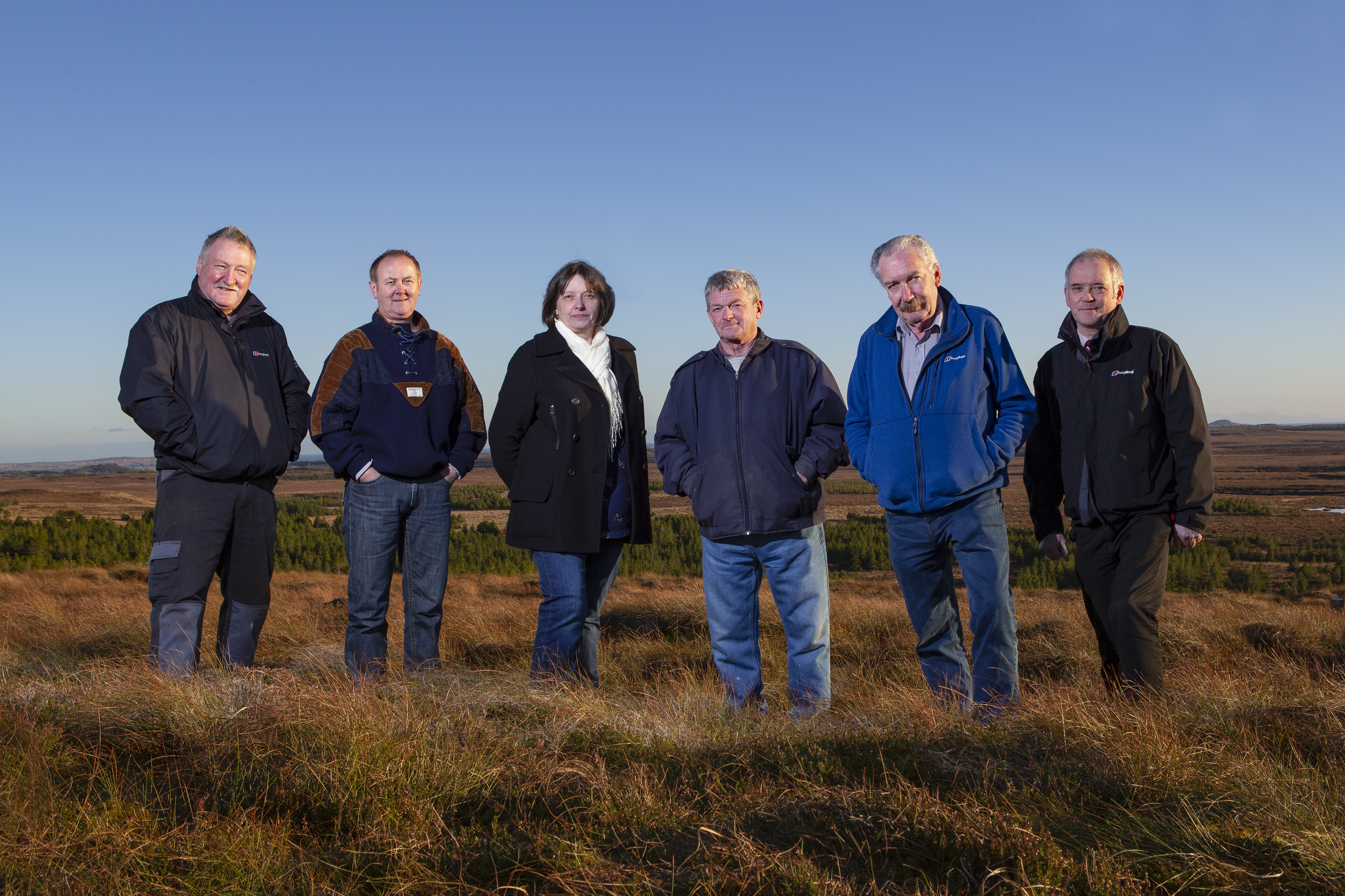 Sandie Maciver of Sandie Photos

Representatives from the crofting townships who have made a windfarm application. From left to right: Angus Campbell from Melbost and Branahuie, Donnie MacDonald from Aignish, Rhoda Mackenzie from Sandwick North Street and Murdo Macleod, Calum Buchanan and Kenny Morrison, all from Sandwick East Street and Lower Sandwick.