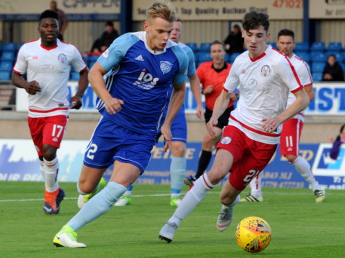 Peterhead defender Jason Brown.