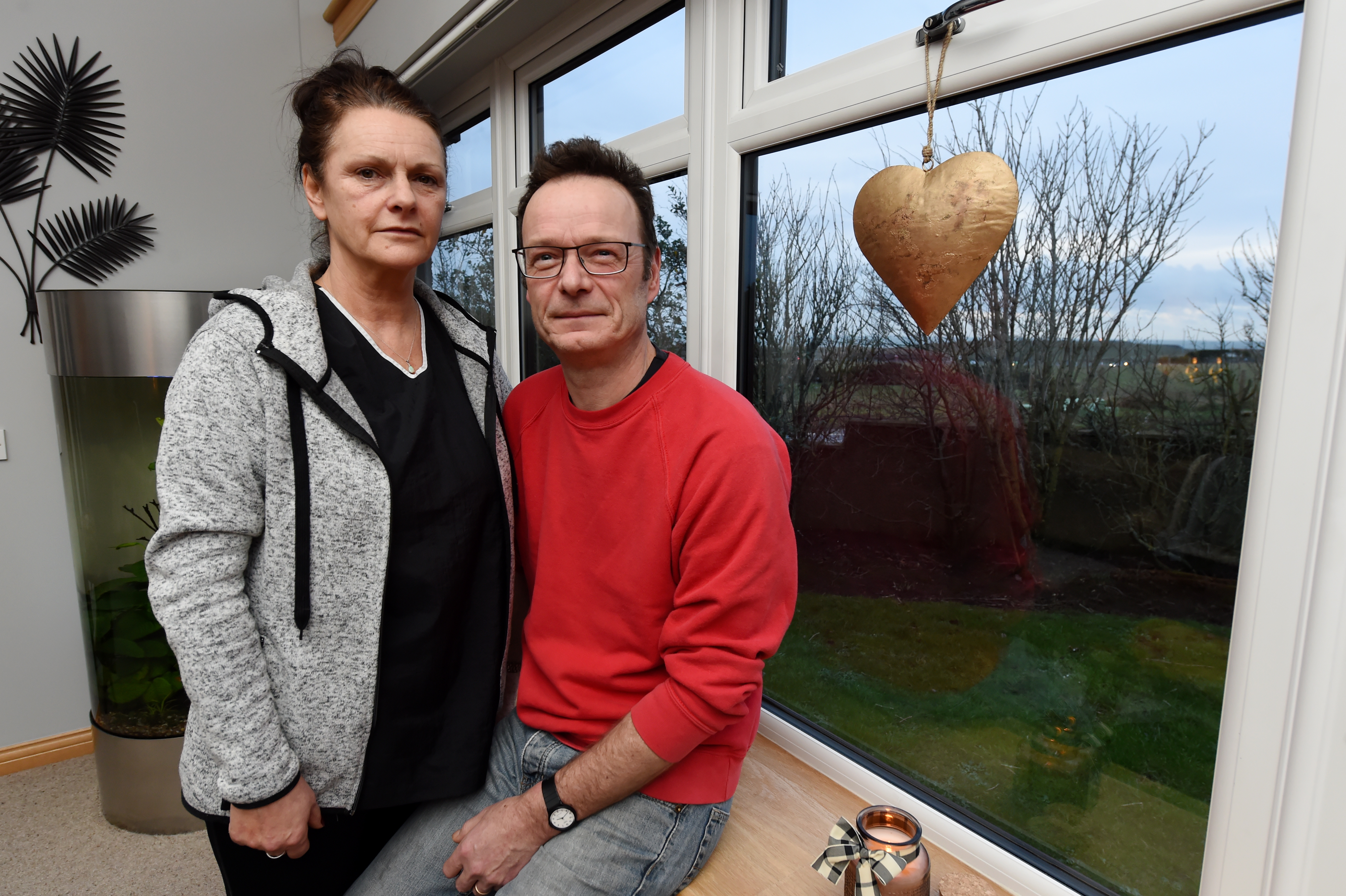 Audrey Ross-Barnett and Nick Barnett, from Balmedie, are battling to get compensation for damage they claim was caused by AWPR works.
