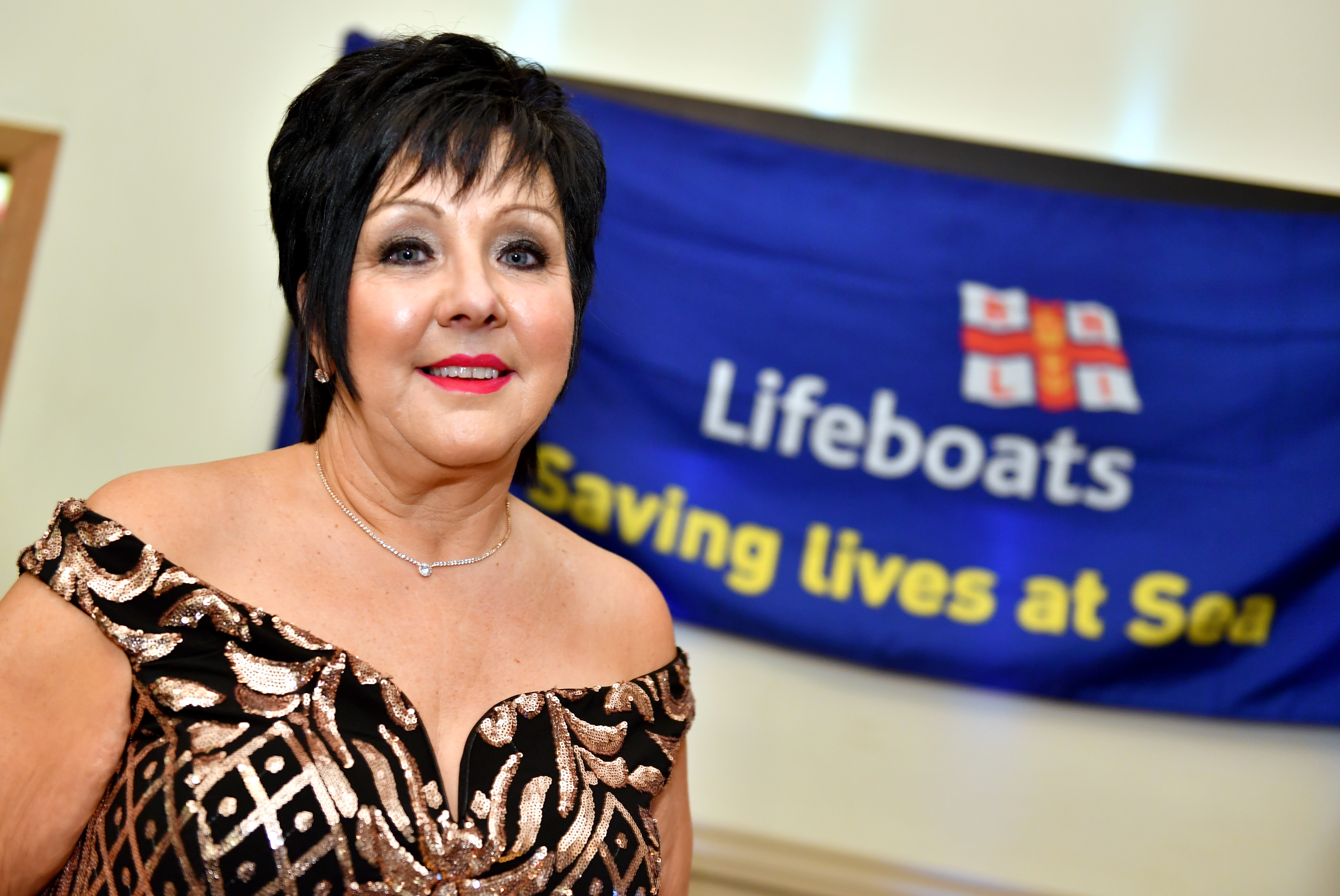 Audrey Wood who with her annual Ladies Glamour Glitz and Bubbles afternoon has raised £200,000 to date for the RNLI.   
 
Picture by Kami Thomson    03-03-18
