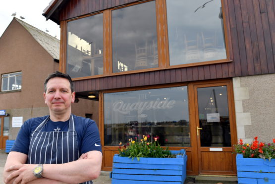 Quayside Restaurant and Fish Bar, Gourdon.