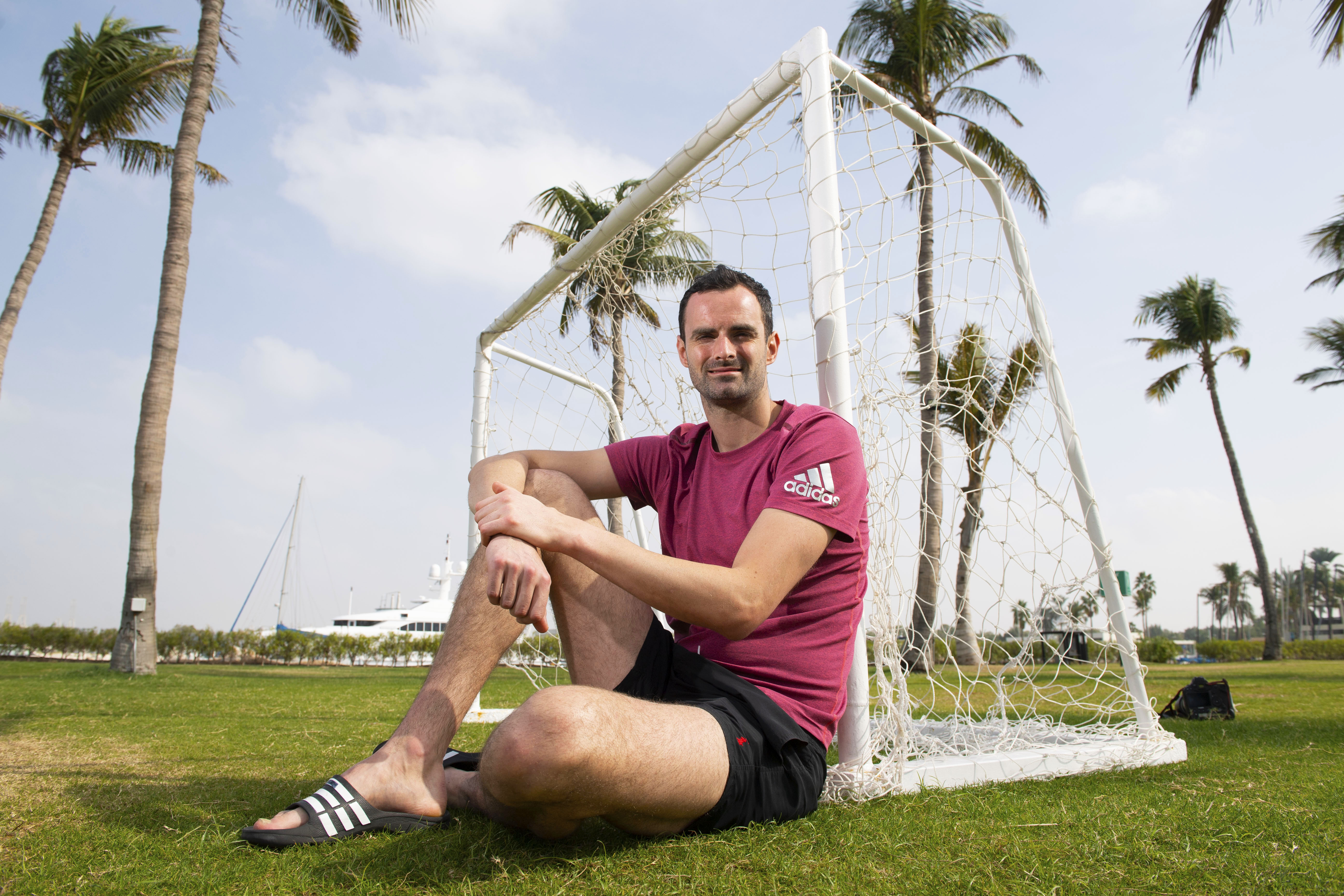 Aberdeen goalkeeper Joe Lewis in Dubai.