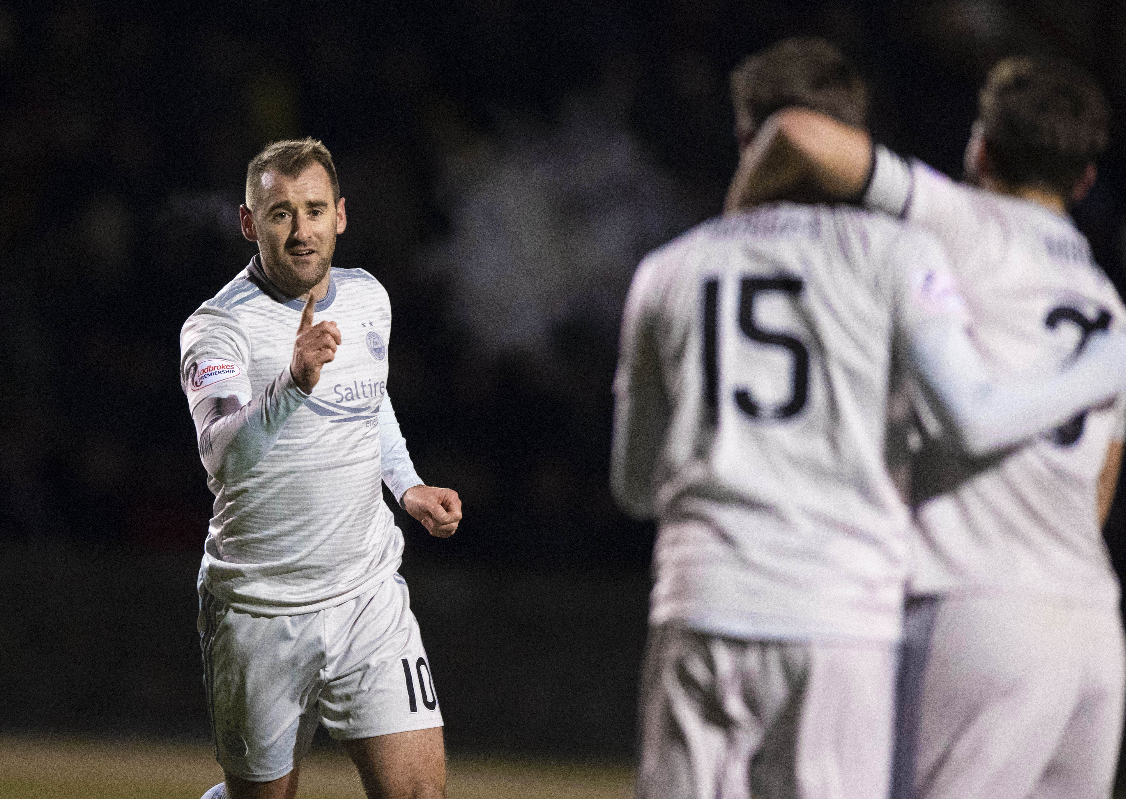 Niall McGinn opened the scoring for Aberdeen on Tuesday night.