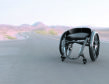 The Phoenix AI wheelchair is an ultra-lightweight manual wheelchair made from carbon-fiber.