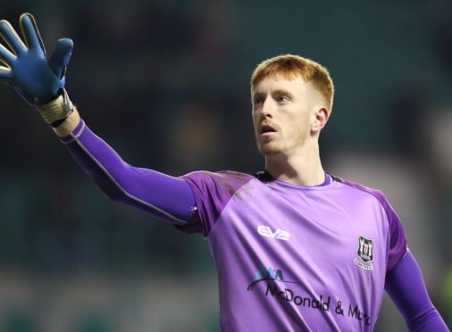 Elgin City goalkeeper Thomas McHale.