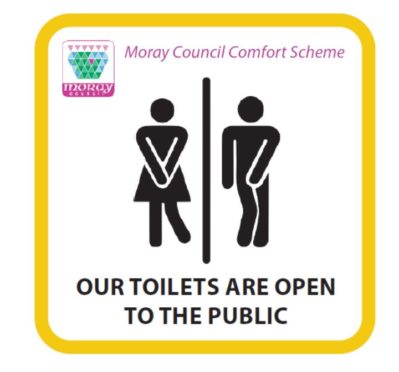 Moray Council's logo for its comfort scheme.