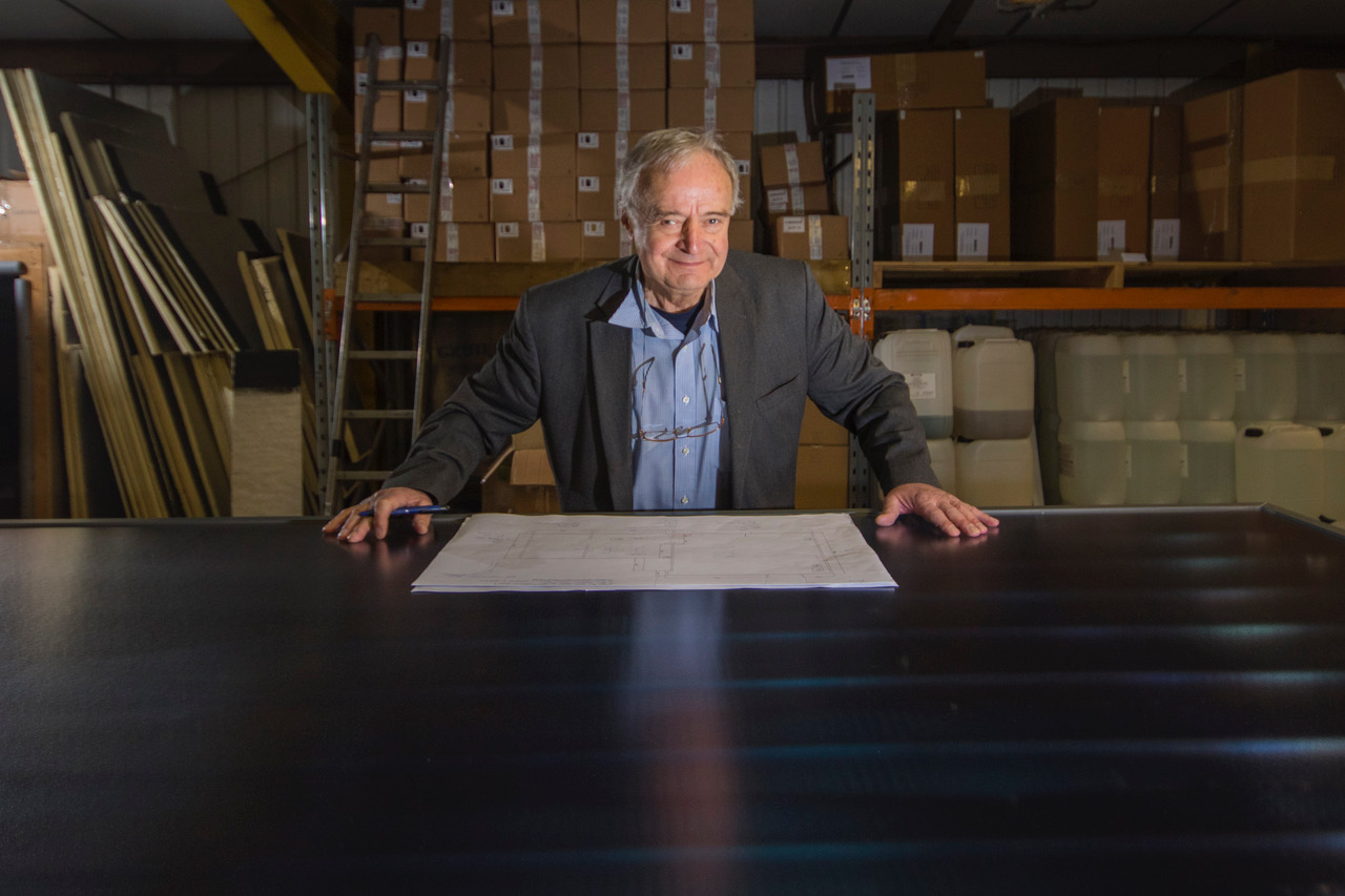 Managing Director of AES Solar George Goudsmit will voice his concerns over the tariff policy changes in March when he meets eneregy minister Claire Perry. Picture: Marc Hindley
