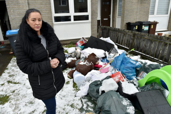 The blaze ignited within Heather Wilson’s house in just eight minutes