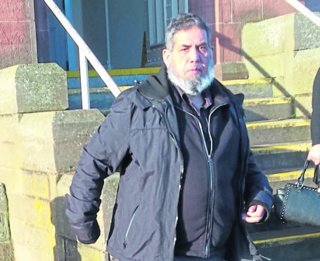 Muhammed Yunis - bus driver at wheel of terrifying journey for passengers to Inverness. 
Picture by Copyline/David Love 22/01/2019