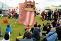 A Punch and Judy booth, like the one which was left behind at an Aberdeen hotel