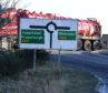 A number of signs on the old A90 have still to be updated. (Picture by Chris Sumner)