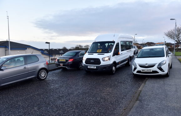 Residents have complained about parents parking irresponsibly outside Newtonhill Primary School