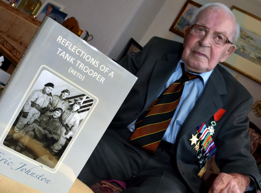 Eric Johnston was a tank driver in the Second World War.