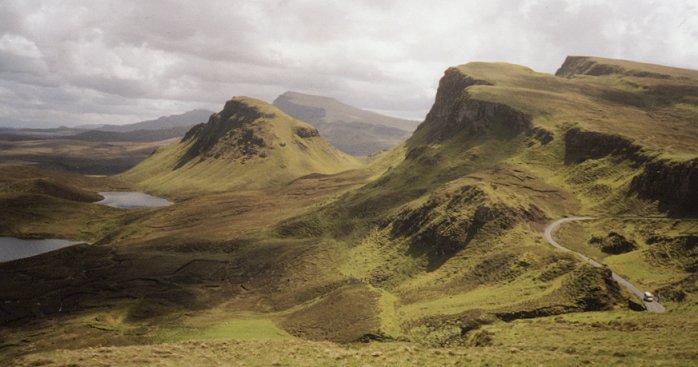 The Quiraing: The Quiraing loop is a spectacular walking route for the more confident with heights