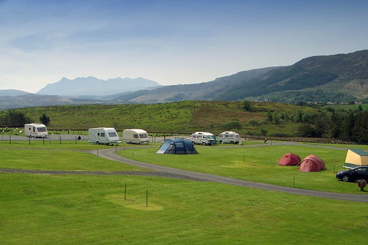 Torvaig: Set in quiet location approxiamately 1.5 miles north of Portree , with views of the Cuillins