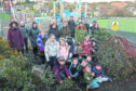 Children, parents and campaigners at the Oban Community Playpark which was paid for by community fundraising and grants.