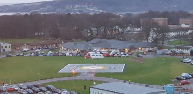Take off! The £600,000 upgrade of Raigmore Hospital's helipad is now complete