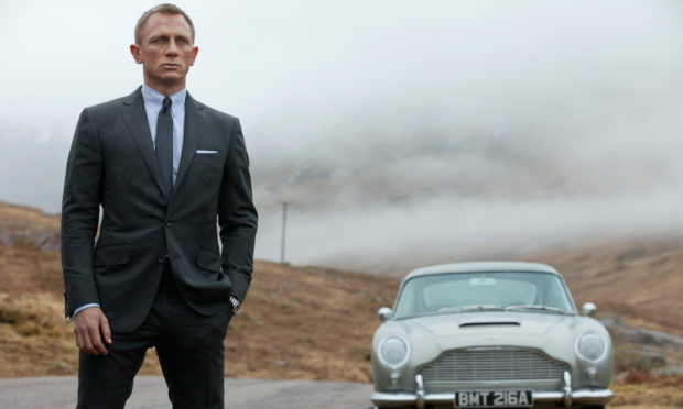 Daniel Craig as James Bond in Skyfall.