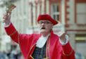 Lossiemouth Town Crier Alan Nicholls who is challenging  Kilwinning crier John Smith to a battle after he claimed he was the only town crier in Scotland.

Pic by Helen Osler/Northscot