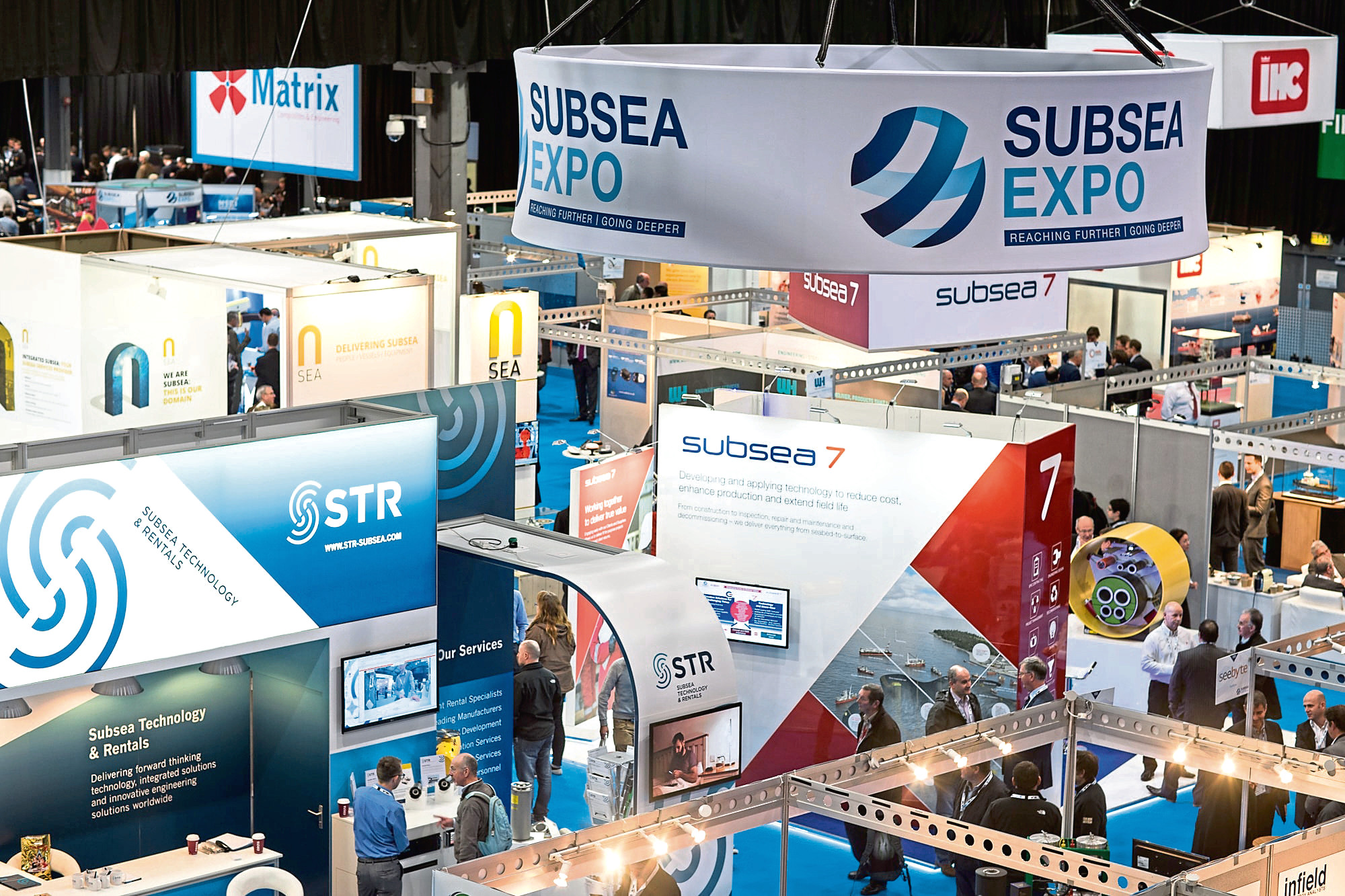 Pictured is the Subsea expo conference, taken with permission from a press release.