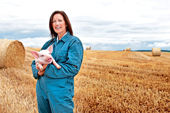 Pig vet Grace Webster