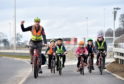AWPR in Milltimber, Cyclists on the new bike path.


Pictured are Carl Gerrard, Arran Williams, Isla Gerrard, Katy Hay, Rowan and Leya Oren-Woods.