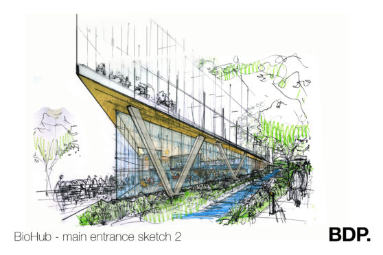 The proposed £40m Bio Therapeutics hub would be built at Foresterhill