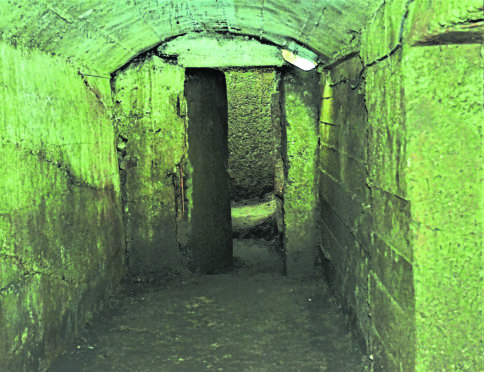 A bunker that runs under the House of Leaves.