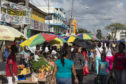 The Stabroek Market in Georgetown, Guyana.